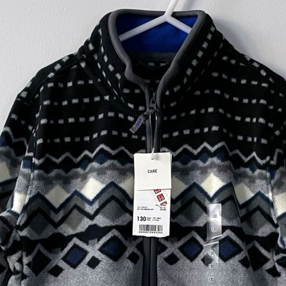 Uniqlo Windproof Fleece Jacket (Size 130) NWT - Picture 2 of 5